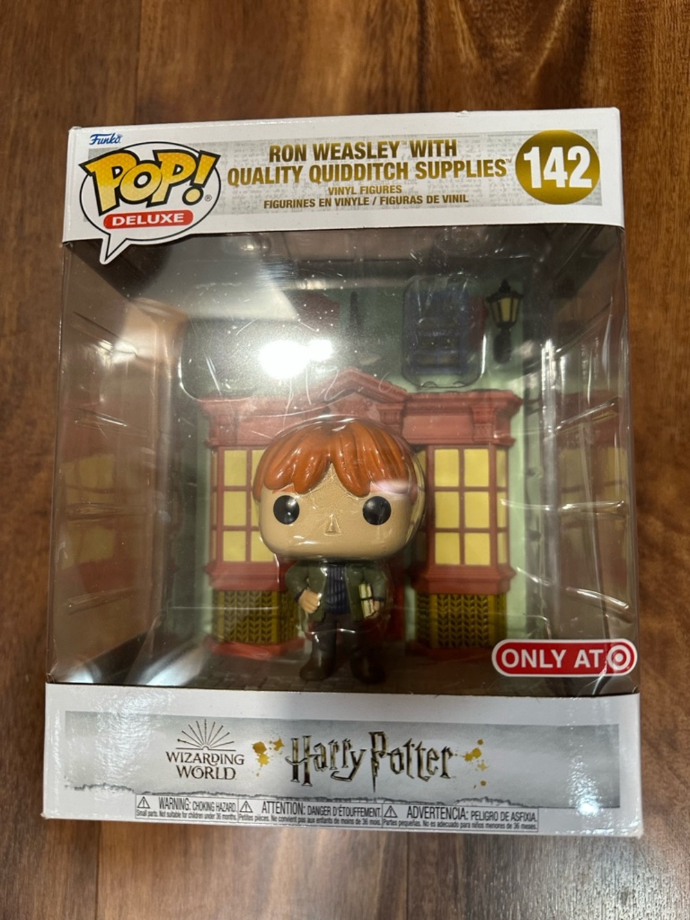 Funko Pop! Deluxe Ron Weasley Vinyl Figure — Orange Hair, Red and Yellow Outfit